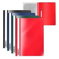 Скоросшиватель пластиковый А4 EK "Fizzy Classic" 50020 пластик,140мкм,асс.