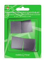 Набор магнитов АЛЬТ  4шт. 25,4*25,4 2-487 квадратные,с клеев.слоем