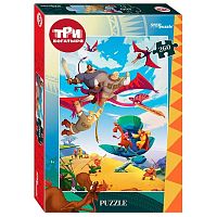 Пазлы  260 Степ Пазл "Три богатыря и Пуп Земли" 95158