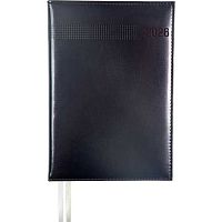 Ежедневник 2026г. А5 168л. deVENTE кож.зам. "Matrix" 2232658 чёрный,бел.бум.,поролон