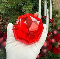 Украшение ёлочное "DIAMOND - Elegant" 196-0839 красный,8,7*3,7*10см