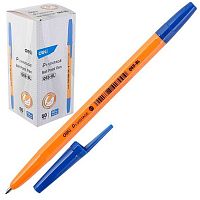Ручка шар. DELI "P1-Vintage" EQ6S-BL (1872837) синяя,0,7мм,оранж.корп.