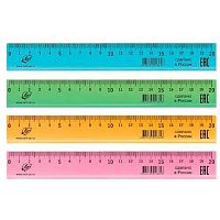 Линейка 20см ЛУЧ 32С 2115-08 непрозрачн.,пастел.асс.