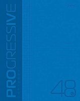 Тетрадь 48л. (линейка) ХАТ пластик.обл. Progressive "Синяя"