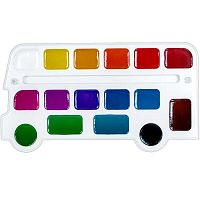 Краски 16цв. ЛУЧ "Автобус" 34С 2241-08 аквар.,б/к