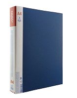 Папка 4 кольца 25мм deVENTE А4 "Daily" 3081412 синяя,непрозр.,пластик.600мкм,факт."песок"