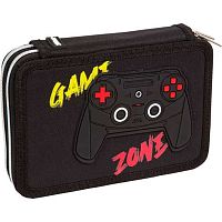 Пенал 2отд. 210*140*52 deVENTE "Gamer" 7012502 (44предм.) на молн.,полиэстер