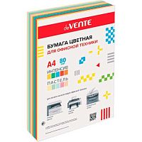 Бумага А4 д/офисной техники deVENTE 250л. 5цв.интенсив+5цв.пастель 2072202 80г/м2