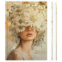 Ежедневник 2026г. А5 160л. ФЕНИКС тв.обл. "Золотая эстетика" 71536 мат.лам.,фольга,бел.бум.