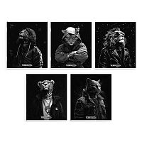 Тетрадь 48л. (клетка) ФЕНИКС "Брутальные звери" 68554 выб.твин-лак,мел.карт.,асс.