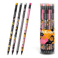 Карандаш ч/гр. пластик. с ласт. EK "Positive Vibe" 62776 HB,круглый