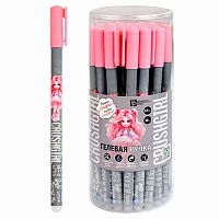 Ручка гелевая "Пиши-Стирай" ФЕНИКС "Красотка" 69530 синяя,0,5мм,корп.софт-тач,асс.