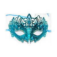 Маска карнавал. ФЕНИКС "Шоу в голубом" 87056 полипроп.,с лентой д/крепл.на голове,20*10*14см