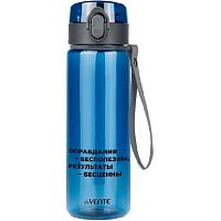 Бутылка пластик. 560мл deVENTE "Values" 8090347 прозр.,синяя,23,7*6,5*6,5см,с диффуз.,текст.петля
