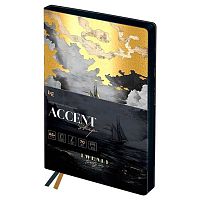 Ежедневник 2026г. А6+ 176л. BG кож.зам."Accent. Ship" 09814 цв.срез,фольг.