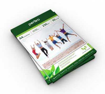 Фотобумага Perfeo А4 230г/м2 матовая 50л. (637227) Фотобумага Perfeo А4 230г/м2 матовая 50л. (637227)