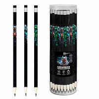 Карандаш ч/гр. ФЕНИКС "Роботы" 70083 HB,кругл.,светл.дерево,асс.,пэт-тубус