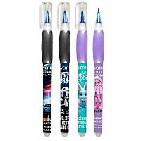 Ручка гелевая "Пиши-Стирай" deVENTE "Ассорти" 5051626 синяя,0,5мм,с ласт.,корп.асс.(4диз.)