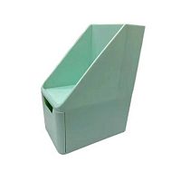 Подставка д/канц.принадл. КОКОС 251159 зелёная,3отд.