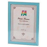 Фоторамка пластик 15*21см Акварель голубой,ширина багета-14мм