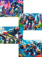 Пазлы   54 Рыжий кот "Мир мощных трансформеров" П54-2500