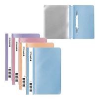 Скоросшиватель пластиковый А5+ EK "Soft Manga" 61132 асс.,180мкм