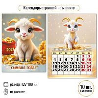 Календарь отрывной 2027г. КВ "Символ года" 10329 100*135мм,на магните