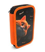 Пенал 2отд. 190*105 ПЧЕЛКА ПО-090 "Meow" больш.,ткан.торец