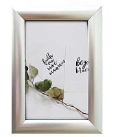 Фоторамка пластик 10*15см Феерия серебро,ширина багета-20мм