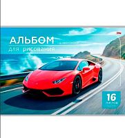 Альбом для рис.16л. Проф-Пресс "Автомобильная тематика-5" 16-2419 на скобе