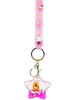 Брелок Миленд "Капибара" Т-7477 розовый,6,5*6,5см