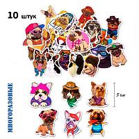 Наклейки декор. "Собачки" P-22072-1 №1 Кн748-10шт