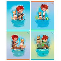 Тетрадь 12л. (клетка) BG "Эксклюзив. Верные друзья" 57333