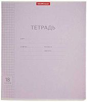 Тетрадь 18л. (клетка) EK "Классика с линовкой (фиолетовая)" 44981