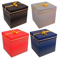 Коробка подар. КОКОС "Мерцание" 253899 (30*30*30см) асс.