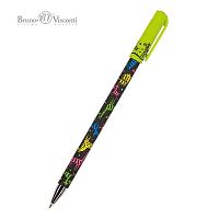 Ручка масл. шар. BV HappyWrite "Разноцветные зебры" 20-0215/39 синяя,0,5мм