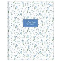 Дневник 5-11кл. BG тв.обл. "Голубые цветочки" 62144 глянц.лам.