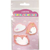 Кл.бумага д/заметок 41*41мм/50*50мм deVENTE  20л.*3шт "Colored Birds" 2010406 асс.форм,дизайна