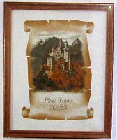 Фоторамка Сосна Питер 20*25 3N80 красное дерево,ширина багета-16мм