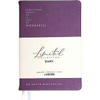 Ежедневник н/д А5 136л. deVENTE кож.зам. "Jane" 2234690 сирен.-серый,крем.бум.