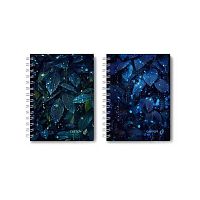 Записная книжка А6 120л. СВЕТОЧ спираль "Мелодия дождя" ЗК226 (01591) тв.обл.,глянц.лам.