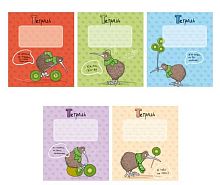 Тетрадь 18л. (клетка) ПЗБФ "Киви-киви" 017773 уф выб.