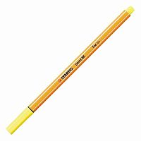 Ручка капиляр. STABILO 88/24 лимонно-желтый 0,4мм