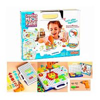 Креативная конструктор-мозаика-2 с инструментами ИГРУНЫ KNS1920