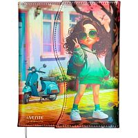 Дневник 1-11кл. deVENTE тв.обл. "Chic City Girls" 2020672 кож.зам.,поролон,бел.бум.,магн.створка