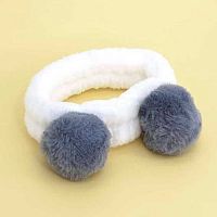 Повязка на голову АЛЕФ GIRLY "Панда серая" 3429117