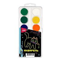 Краски 12цв. LORI "Киберкотики" Аквб-002 аквар.,б/к