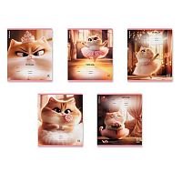 Тетрадь 12л. (клетка) EK "Prima Cat" 64822 выб.уф-лак,глитт.,асс.