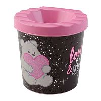 Стакан-непроливайка КОКОС "Медвежонок с сердцем" 261425