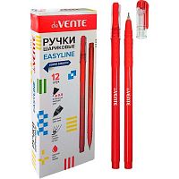 Ручка масл. шар. deVENTE "EasyLine" 5073628 красная,0,5мм,красн.корп.,рифл.грип